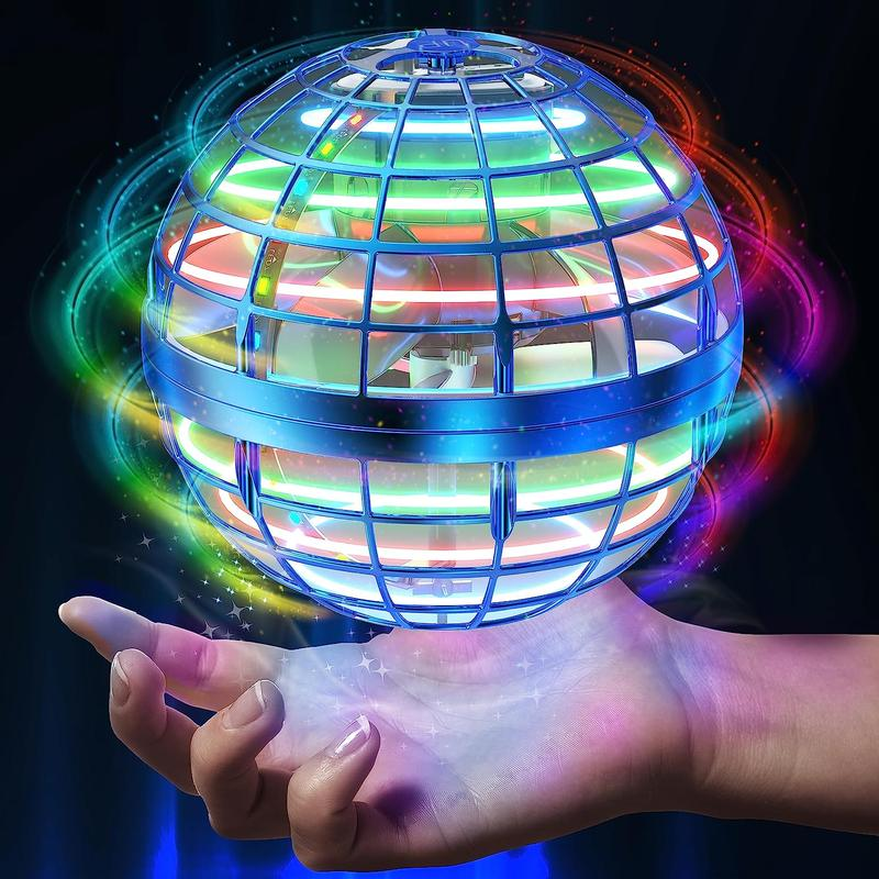 Smart spinning ball luminous floating flying ball