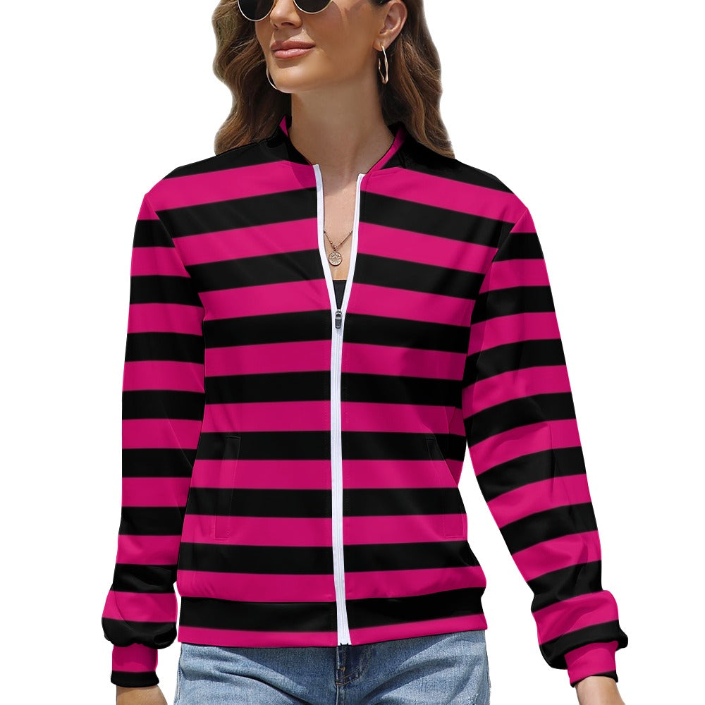 Women's Long Sleeve Zipper Jacket