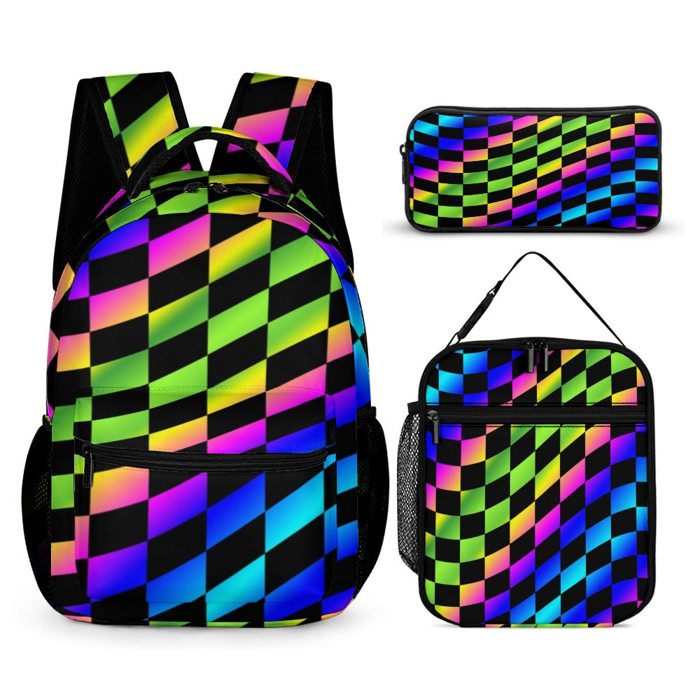 BACK TO SCHOOL BUNDLES -3PC Back To School Set - KSC's Custom Designs Back To School Sets - Backpacks, Three piece set combination Backpacks, Lunch Box, Pencil Bag/Organizer