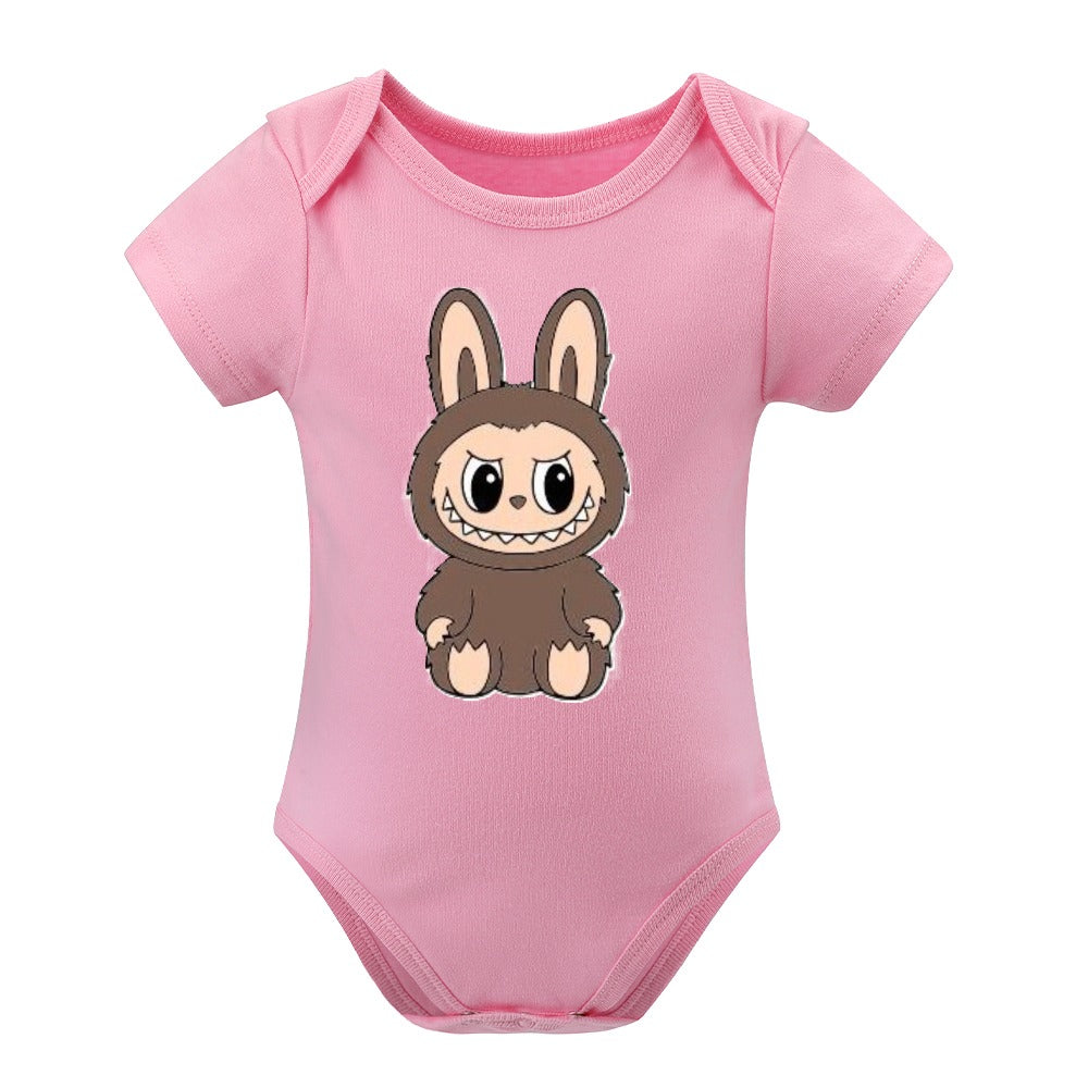 KSC's BABY LABUBU BODYSUIT -Short -Sleeve Baby's Bodysuit