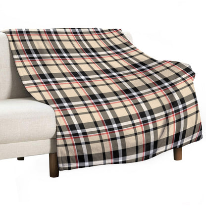 Plaid Ultra-Soft Flannel Blanket Multiple Sizes