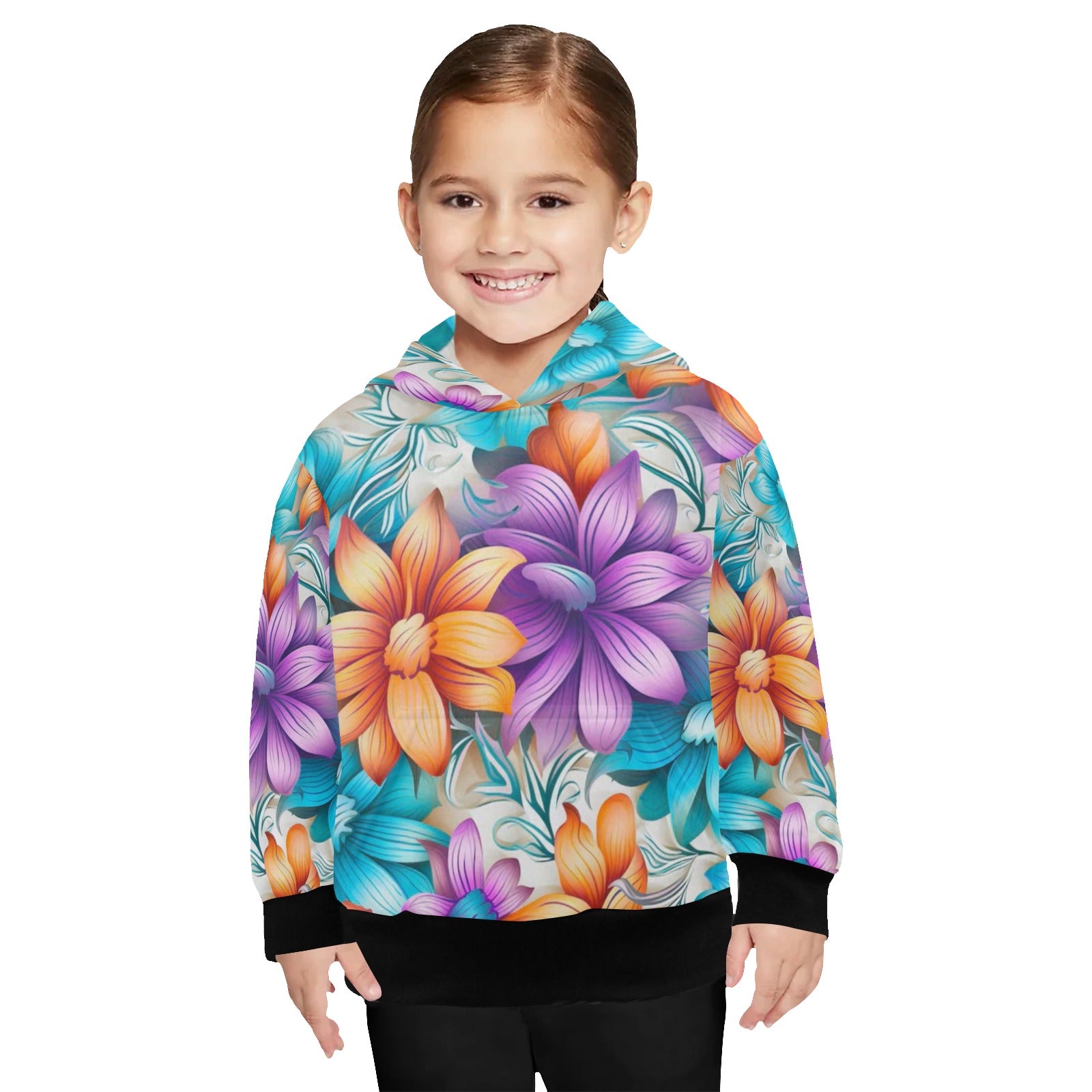 KSC's Designs Little Girls' Long Sleeve Hoodies