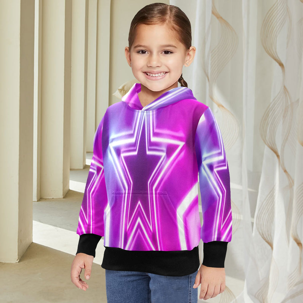 KSC's Exclusive Designs Little Girls' Long Sleeve Hoodie - Little Girls' Long Sleeve Hoodie