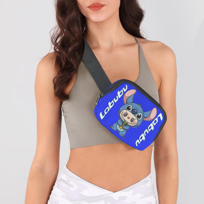 🌈 Labubu Stitch Crossbody Fanny – Color-Pop Cool for Every Age! Labubu Stitch Cross Body Bags - Fanny Bags: Adults & Kids with Variety Of Colors