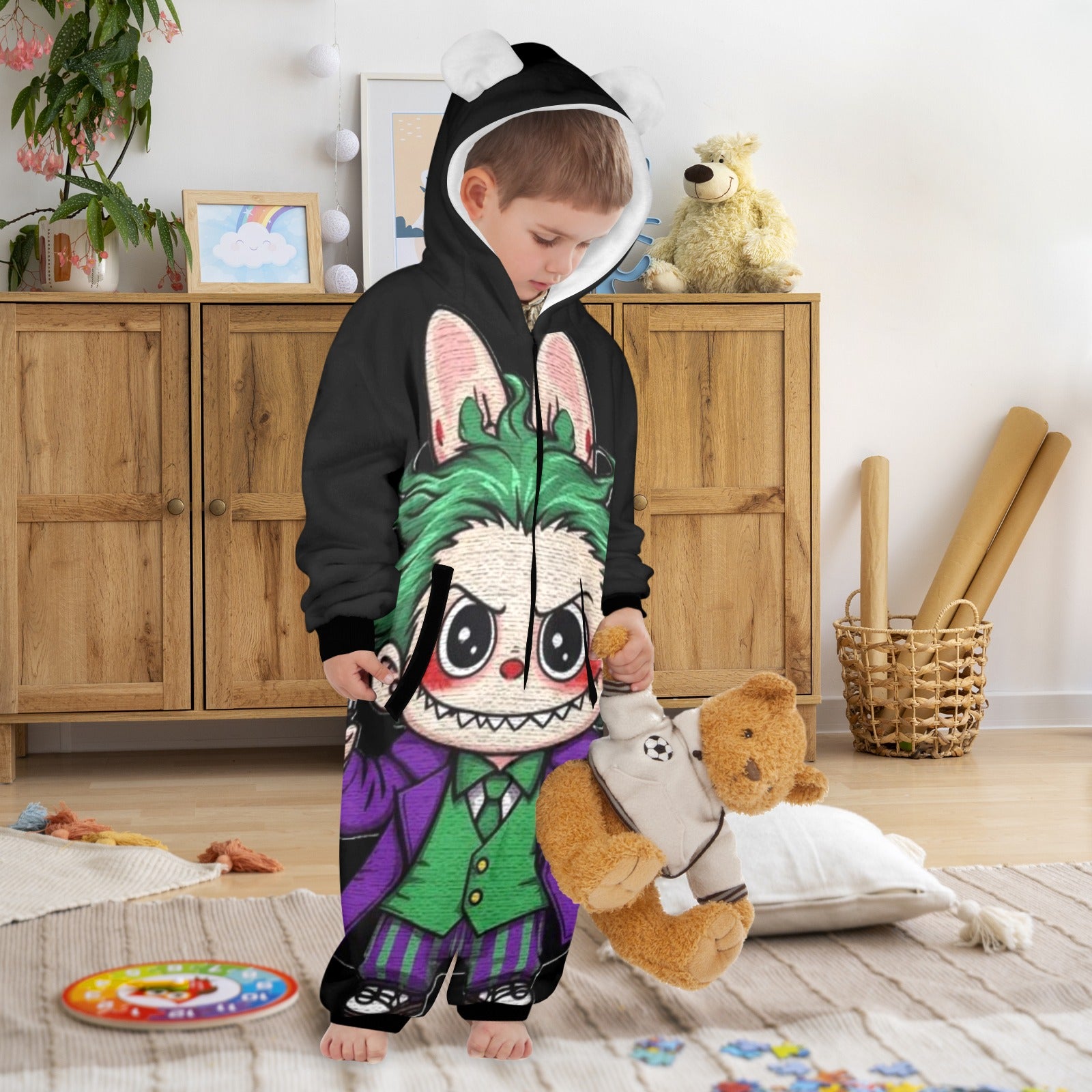 KSC's Halloween Lil Kid Unisex Onesie 2 to 7 years old - Labubu Joker