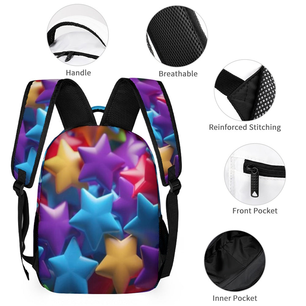 BACK TO SCHOOL BUNDLES -3PC Back To School Set - KSC's Custom Designs Back To School Sets - Backpacks, Three piece set combination Backpacks, Lunch Box, Pencil Bag/Organizer