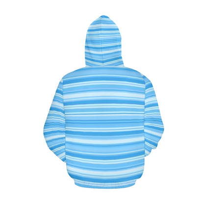 KSC's Exclusive Women's Stripe Design Hoodies Collection (10 Options) Hoodie (Model H13)