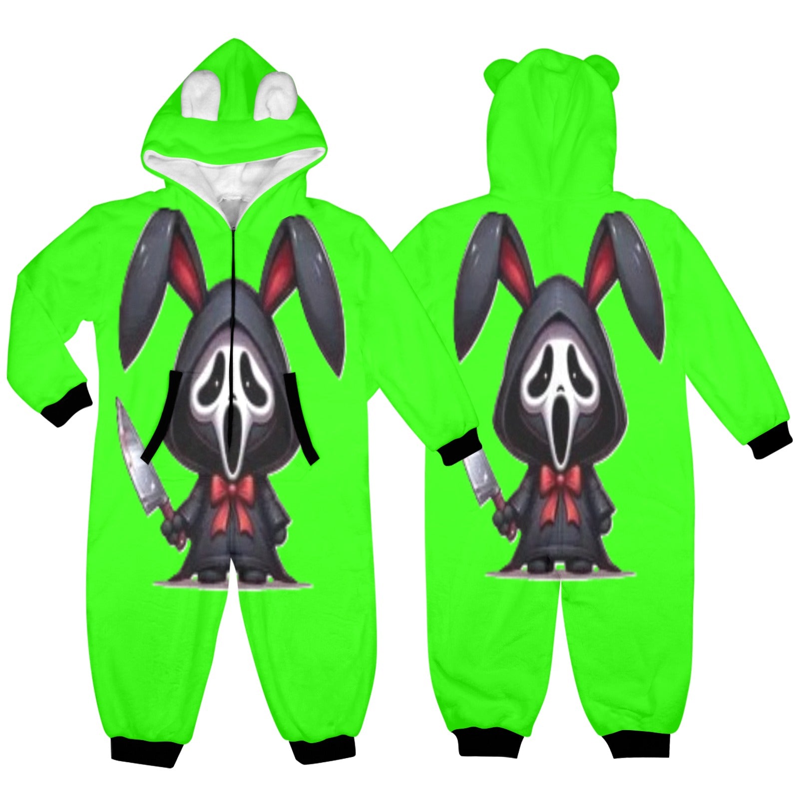 KSC's Exclusive Labubu Little Kids Onesies (2 to 7 Years Old) - Ghost Face Labubu