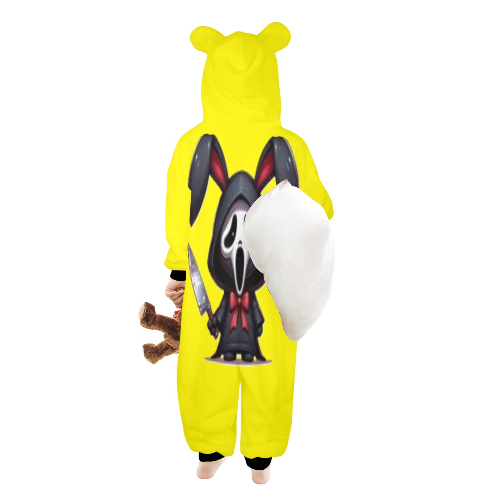KSC's Exclusive Labubu Little Kids Onesies (2 to 7 Years Old) - Ghost Face Labubu