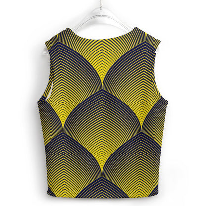 KSC's Custom Vest Designs Women's Long Sleeve Button Knit Vest