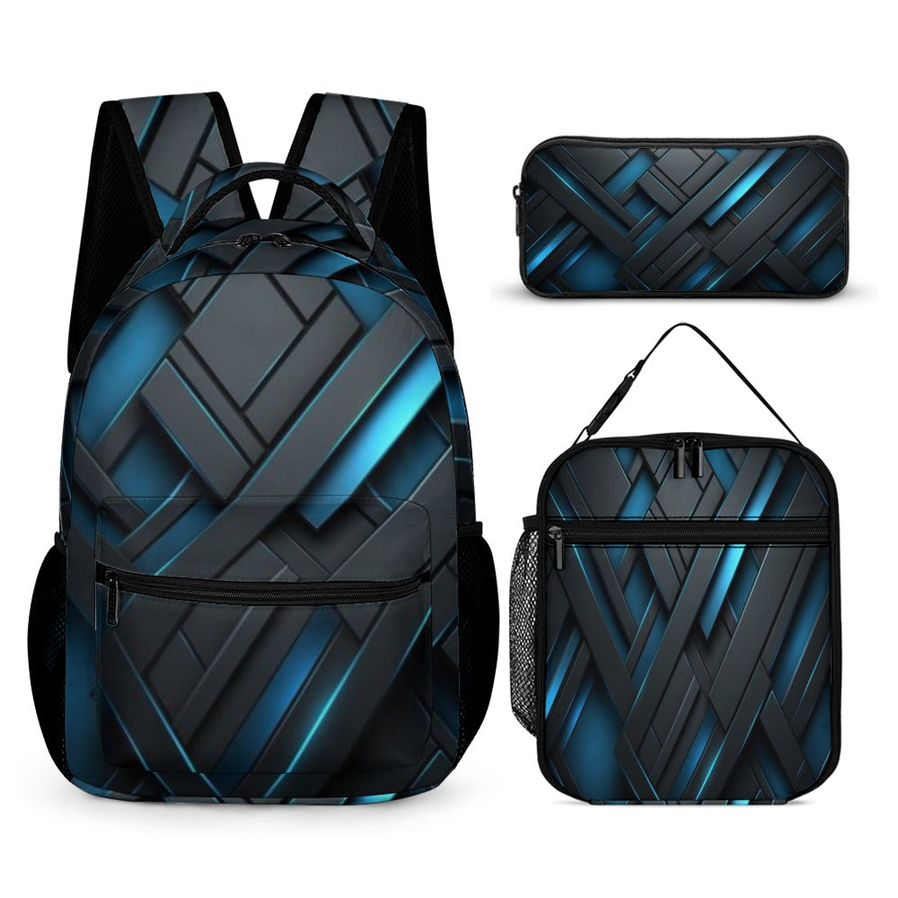 BACK TO SCHOOL BUNDLES -3PC Back To School Set - KSC's Custom Designs Back To School Sets - Backpacks, Three piece set combination Backpacks, Lunch Box, Pencil Bag/Organizer