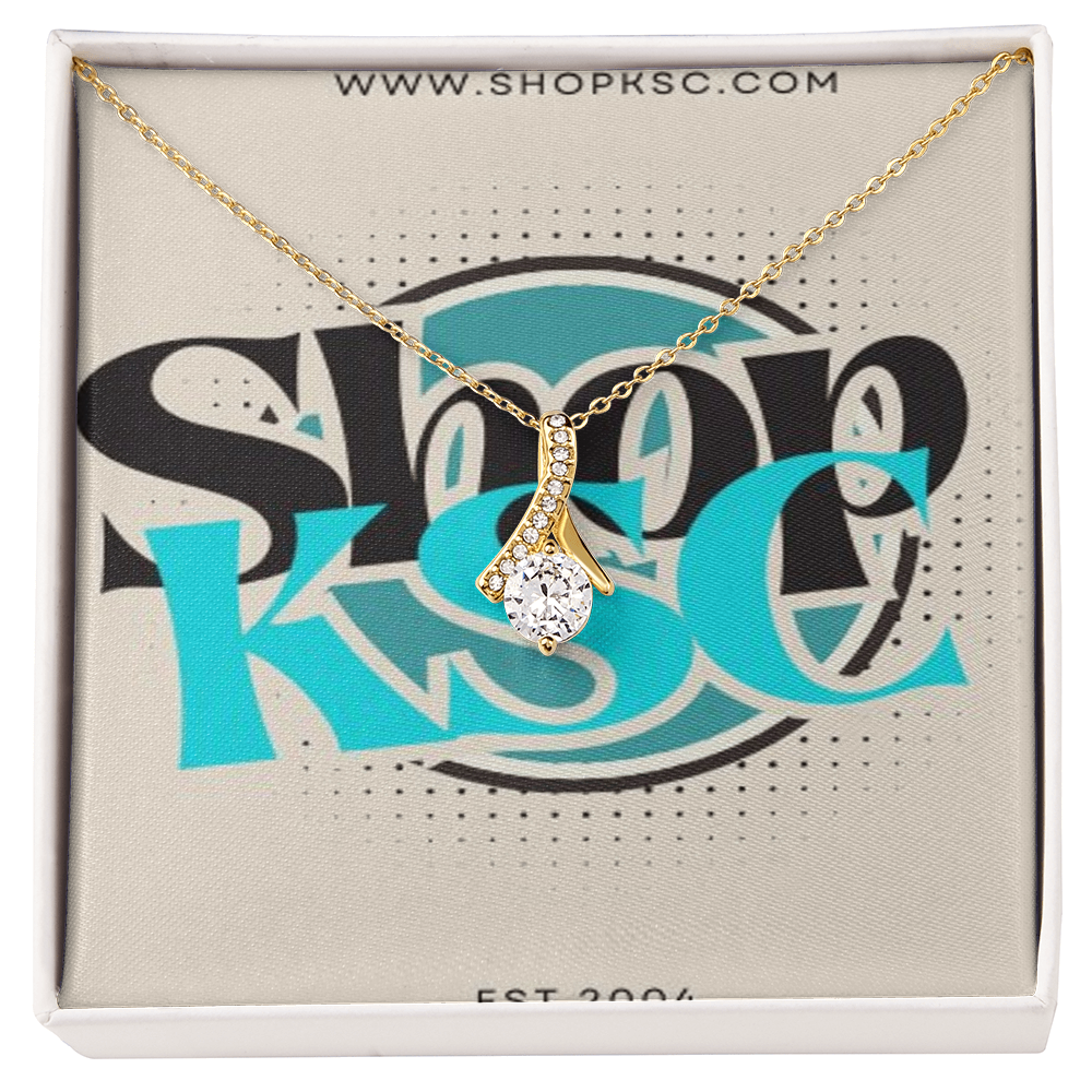 Shop KSC's Alluring Beauty Necklace (Yellow & White Gold Variants)
