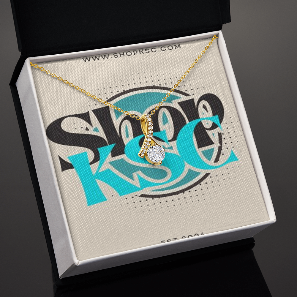 Shop KSC's Alluring Beauty Necklace (Yellow & White Gold Variants)