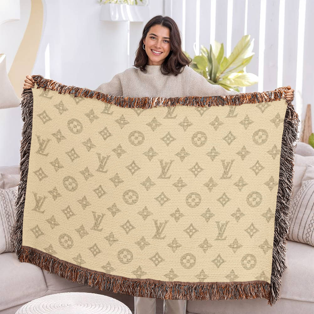 Temple Designer Heirloom Woven Blanket - Custom Designer Style