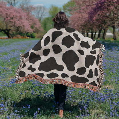 Animal Print Design Heirloom Artwork Woven Blanket