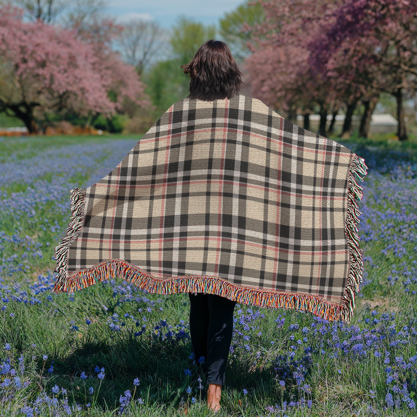 Cozy Designer Paid Artwork Heirloom Woven Blanket - Custom Designer Blanket