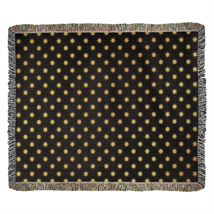 POPULAR DESIGN- Custom Designer Sun Pattern Heirloom Artwork Woven Blanket