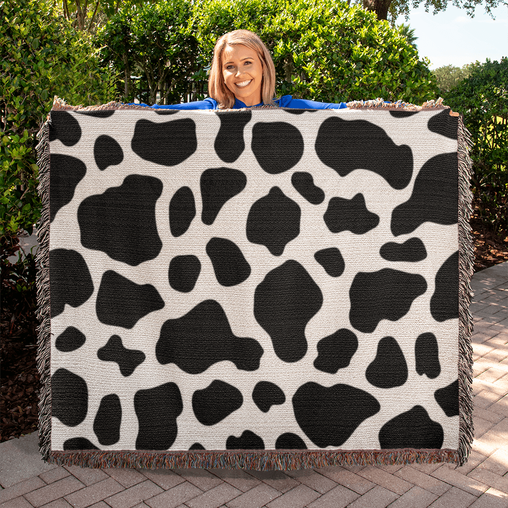 Animal Print Design Heirloom Artwork Woven Blanket