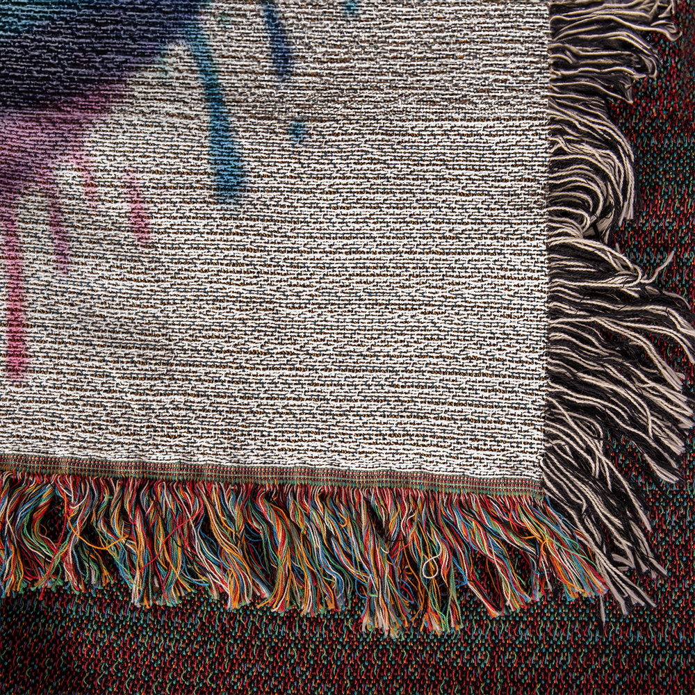 Love Wins Rainbow Heirloom Woven Blanket