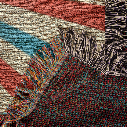 Custom Designer Circus Pattern Heirloom Artwork Woven Blanket