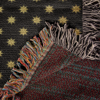 POPULAR DESIGN- Custom Designer Sun Pattern Heirloom Artwork Woven Blanket