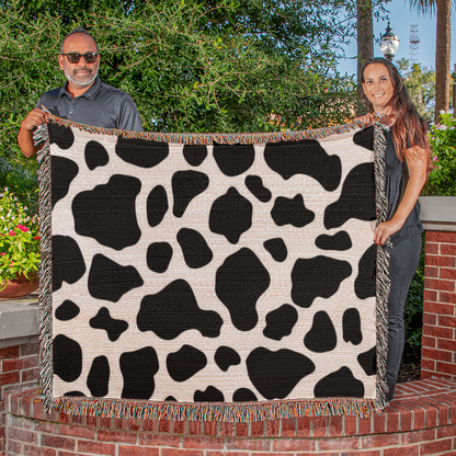 Animal Print Design Heirloom Artwork Woven Blanket