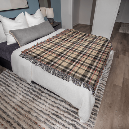 Cozy Designer Paid Artwork Heirloom Woven Blanket - Custom Designer Blanket