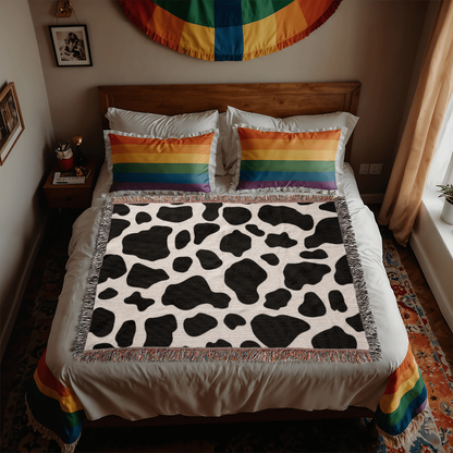 Animal Print Design Heirloom Artwork Woven Blanket