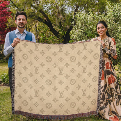 Temple Designer Heirloom Woven Blanket - Custom Designer Style