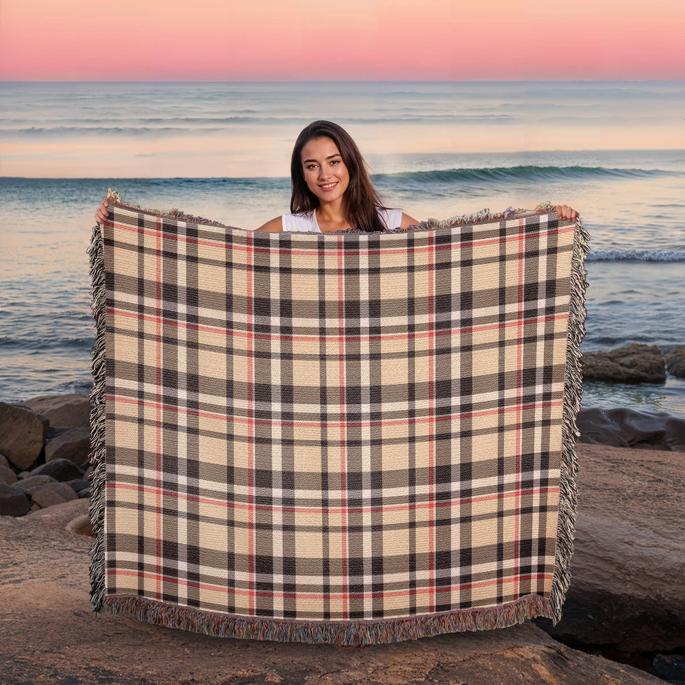 Cozy Designer Paid Artwork Heirloom Woven Blanket - Custom Designer Blanket