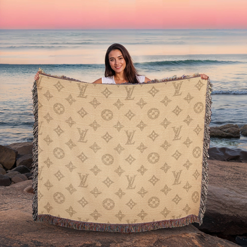 Temple Designer Heirloom Woven Blanket - Custom Designer Style