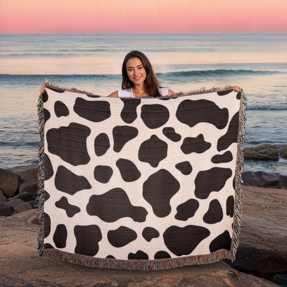 Animal Print Design Heirloom Artwork Woven Blanket