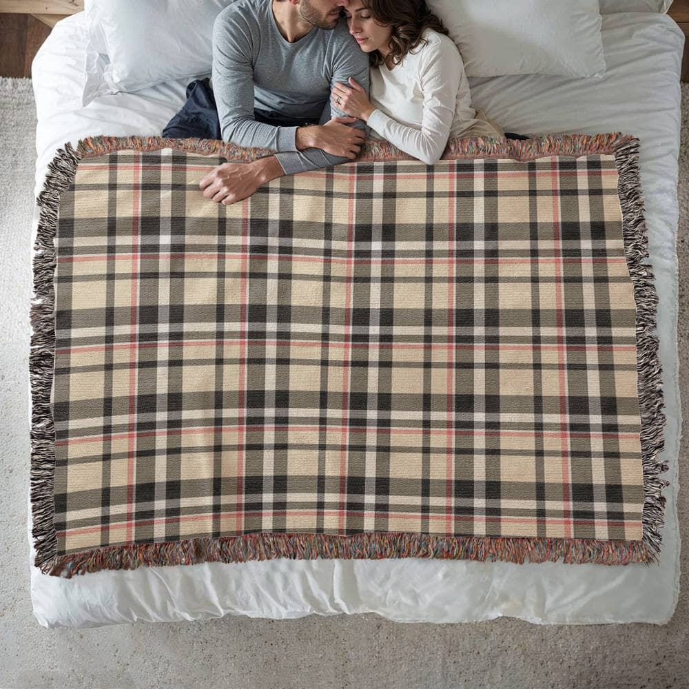 Cozy Designer Paid Artwork Heirloom Woven Blanket - Custom Designer Blanket