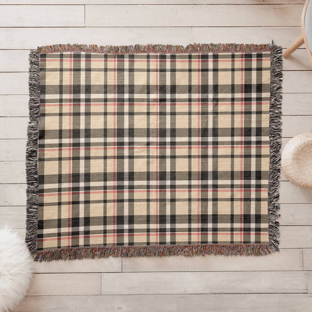 Cozy Designer Paid Artwork Heirloom Woven Blanket - Custom Designer Blanket