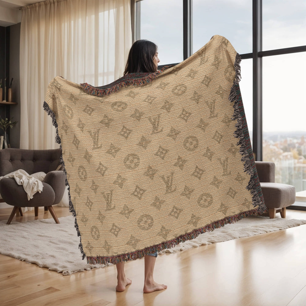 Temple Designer Heirloom Woven Blanket - Custom Designer Style