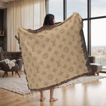 Temple Designer Heirloom Woven Blanket - Custom Designer Style