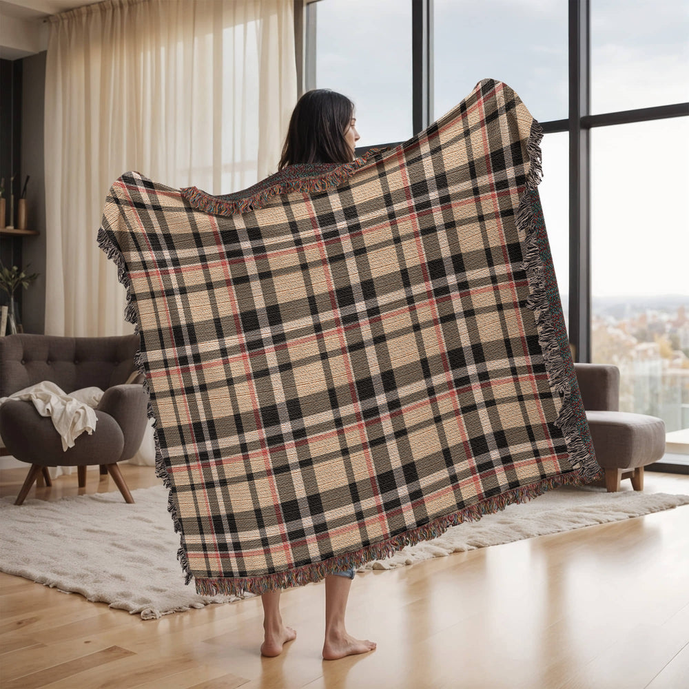 Cozy Designer Paid Artwork Heirloom Woven Blanket - Custom Designer Blanket