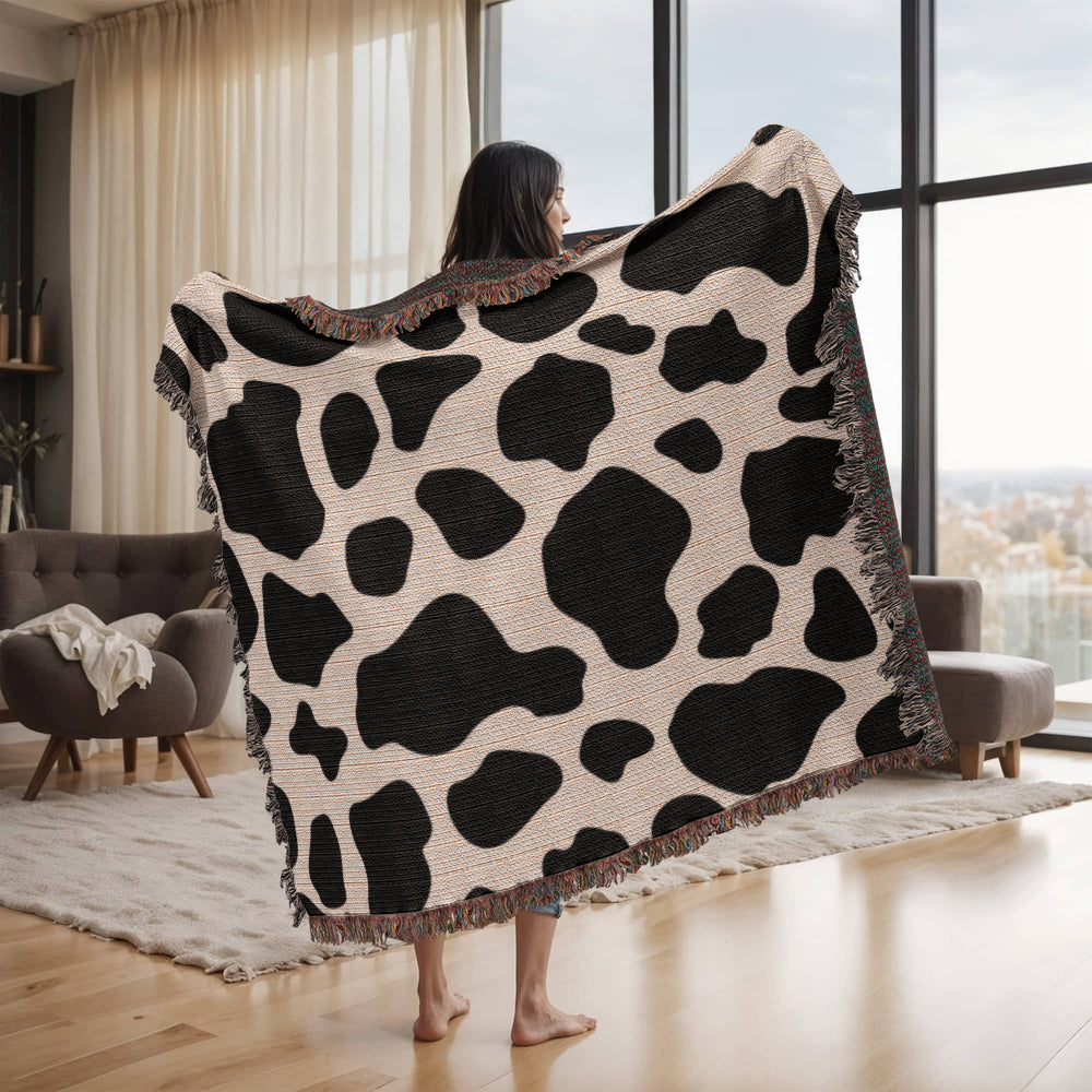 Animal Print Design Heirloom Artwork Woven Blanket