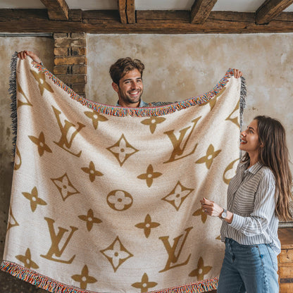 Temple Designer Heirloom Woven Blanket - Custom Designer Blanket