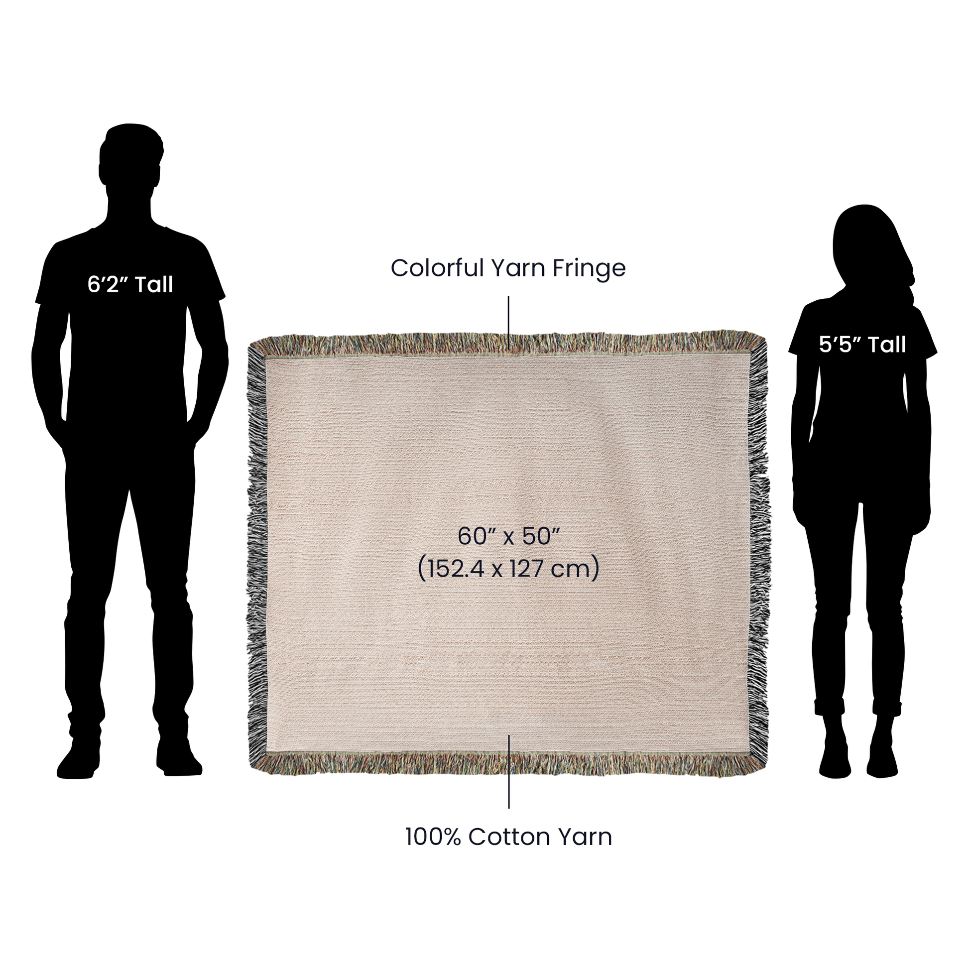 Cozy Designer Paid Artwork Heirloom Woven Blanket - Custom Designer Blanket