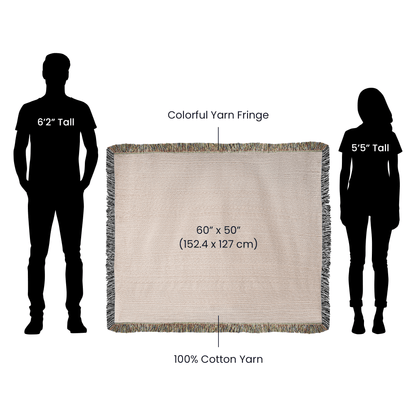 POPULAR DESIGN- Custom Designer Sun Pattern Heirloom Artwork Woven Blanket