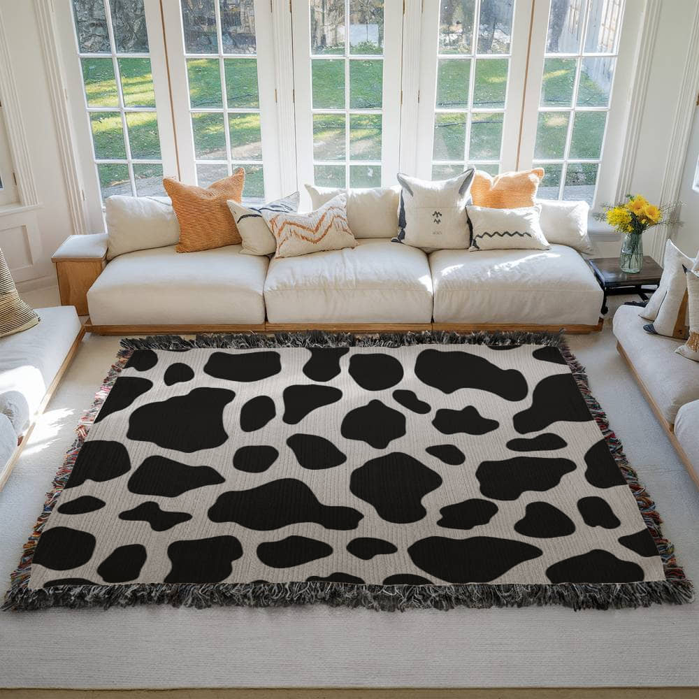 Animal Print Design Heirloom Artwork Woven Blanket