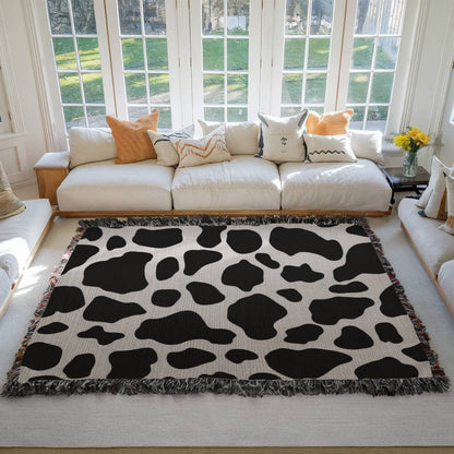 Animal Print Design Heirloom Artwork Woven Blanket