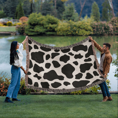 Animal Print Design Heirloom Artwork Woven Blanket