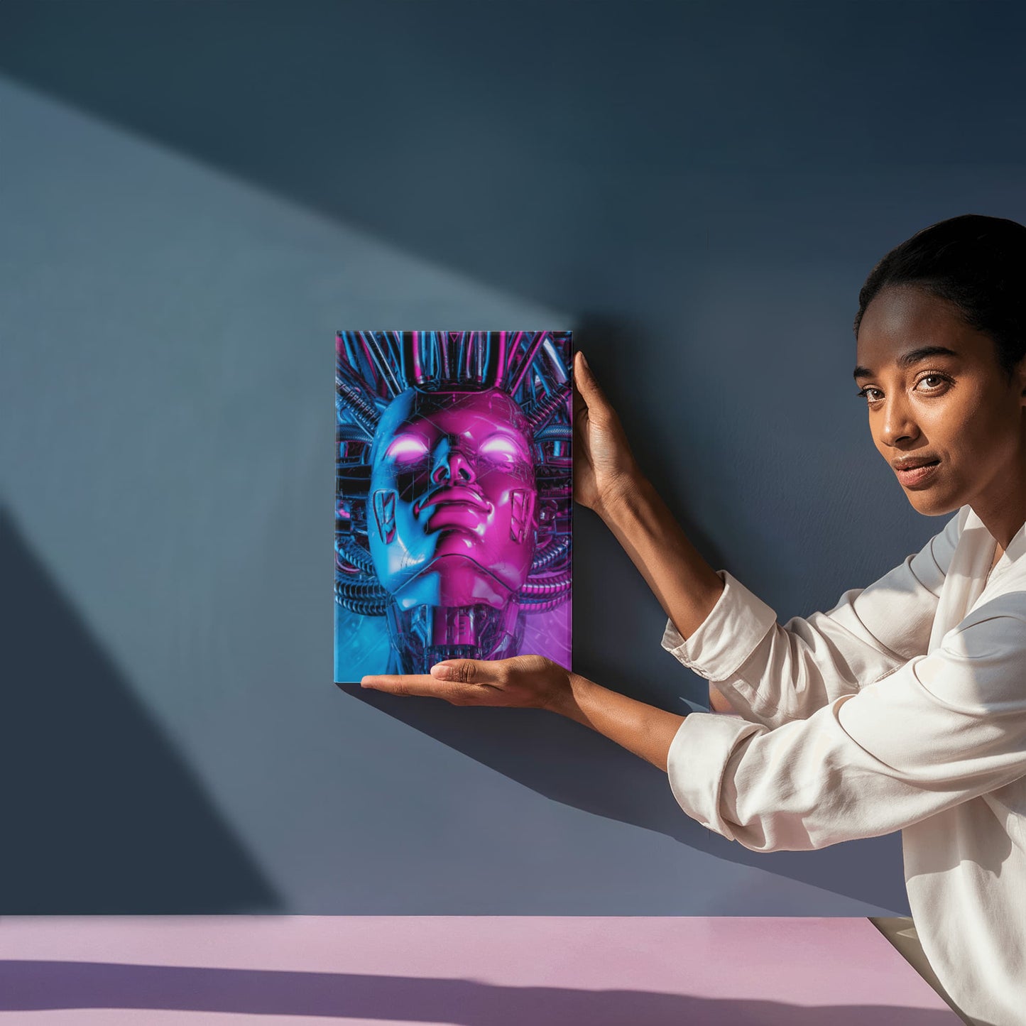 Android Alien Goddess Canvas Print