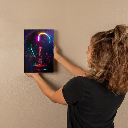 Gradient Light Bulb Canvas