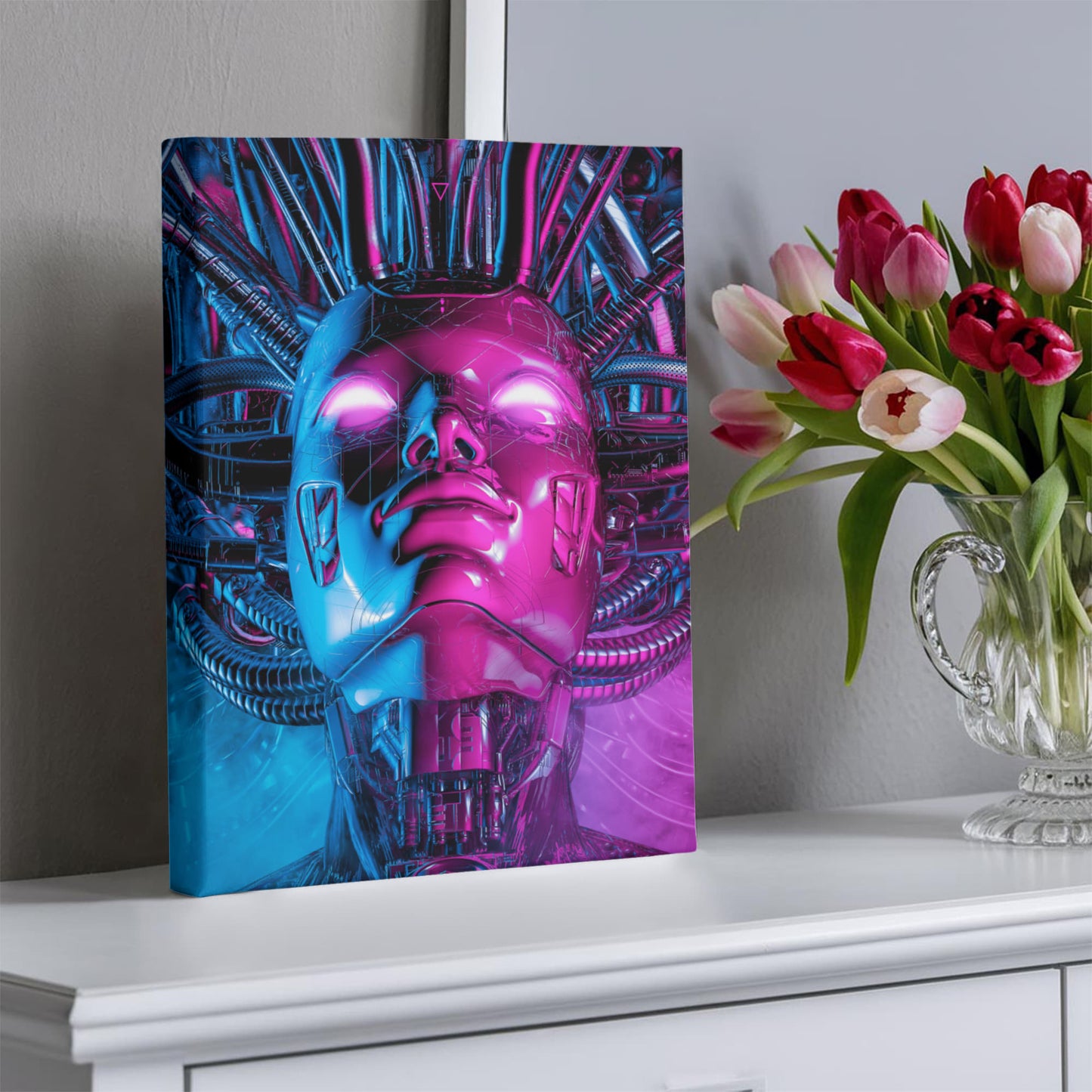 Android Alien Goddess Canvas Print