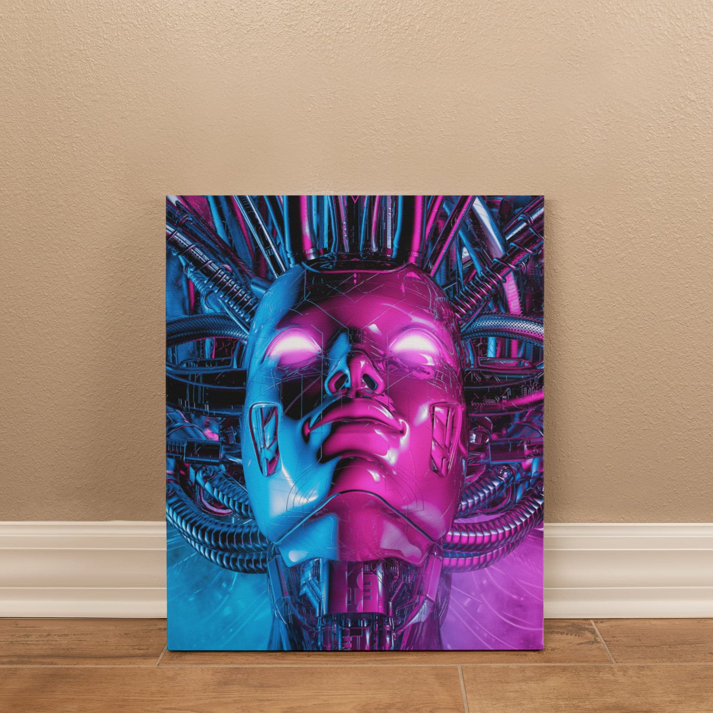 Android Alien Goddess Canvas Print