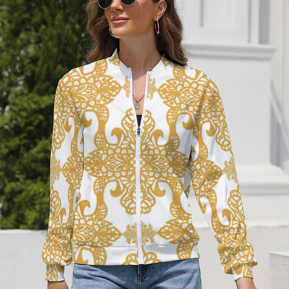 Women's Long Sleeve Zipper Jacket (10 Options) - KSC's Limited Edition Designer Collections