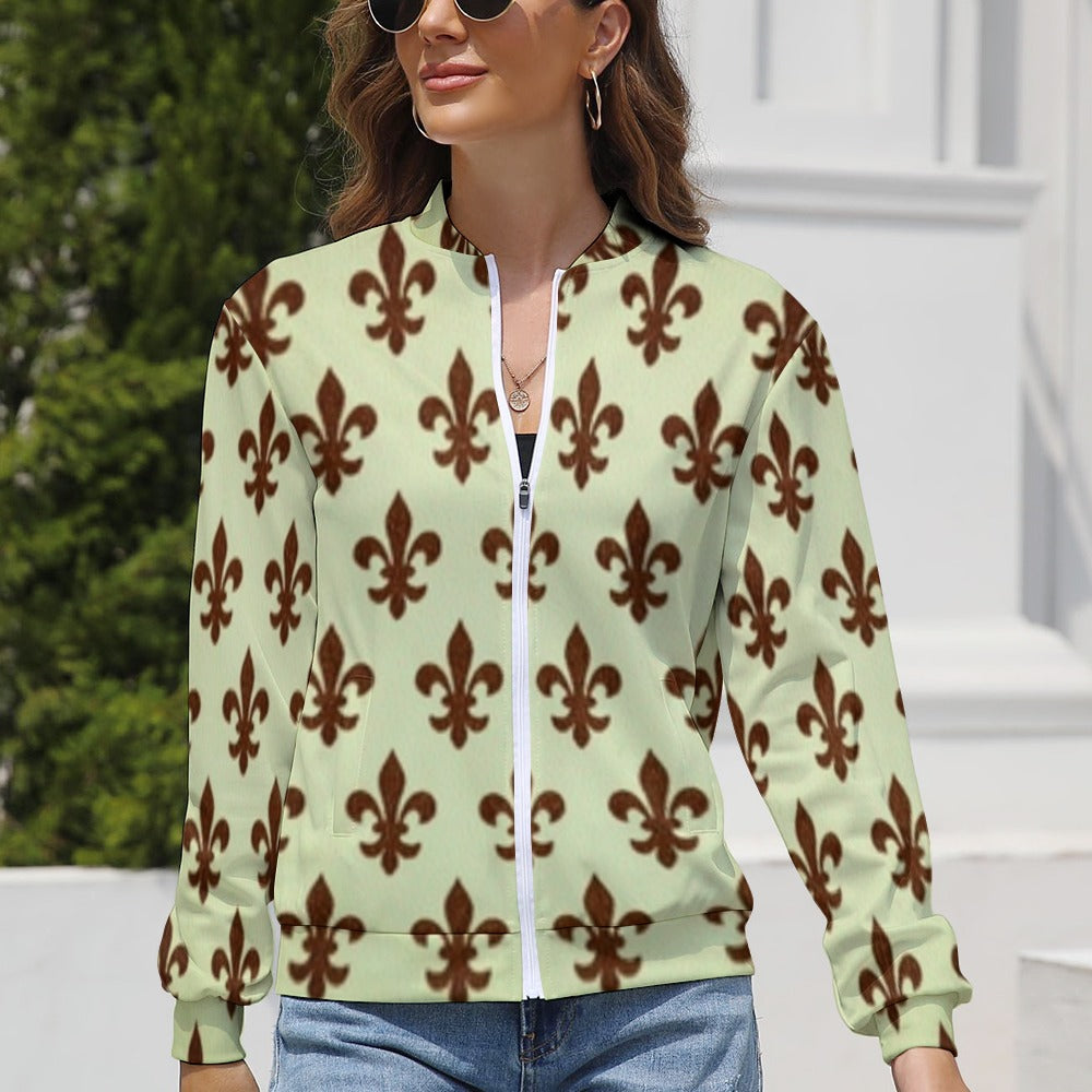 Women's Long Sleeve Zipper Jacket (10 Options) - KSC's Limited Edition Designer Collections